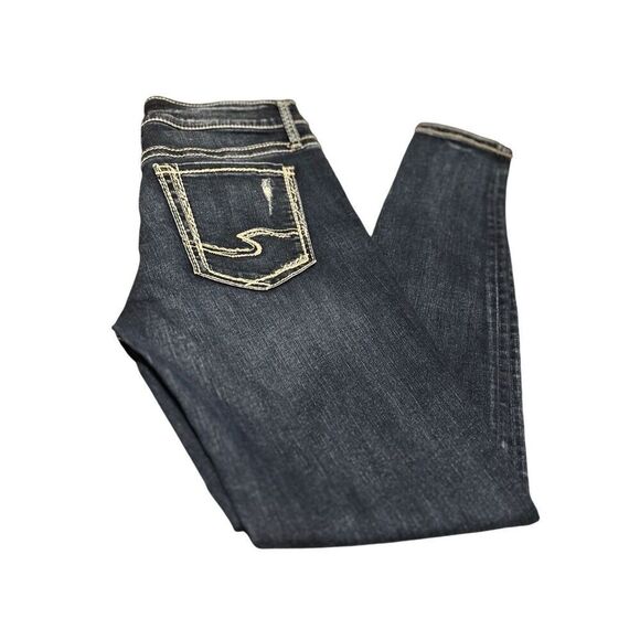 Silver Jeans Co Suki Skinny Dark Blue Jeans Women’s Size 30W/29L - Picture 8 of 13